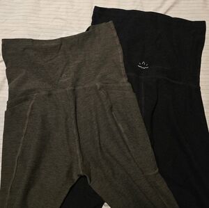 Spacedye Love The Bump Maternity Leggings (set of 2) by Beyond Yoga